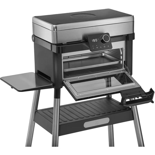 WMF 04.1544.0011 Profi Plus Urban Master Elektrogrill, Cromargan®/Schwarz (3000 Watt)